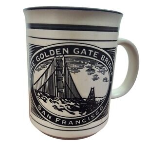 Vintage Golden Gate Bridge San Francisco Souvenir Coffee Mug‎